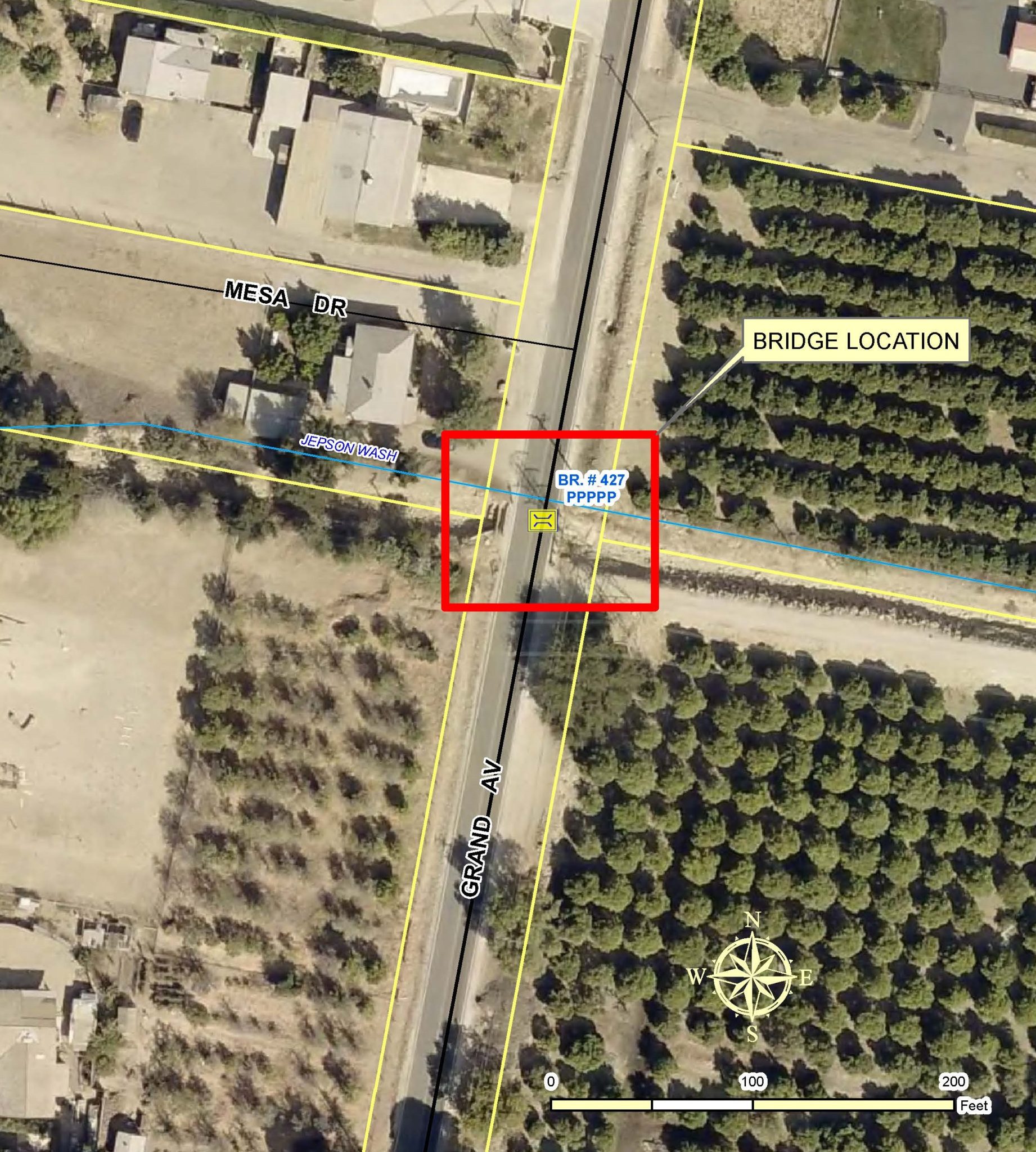 Grand Avenue Bridge Project Exhibit Map