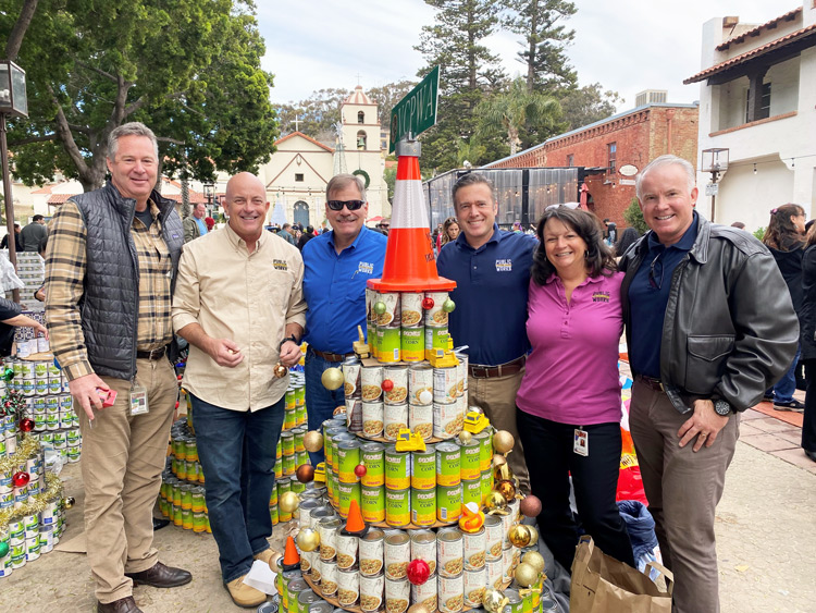 COLLECTING FOOD FOR CAN-TREE