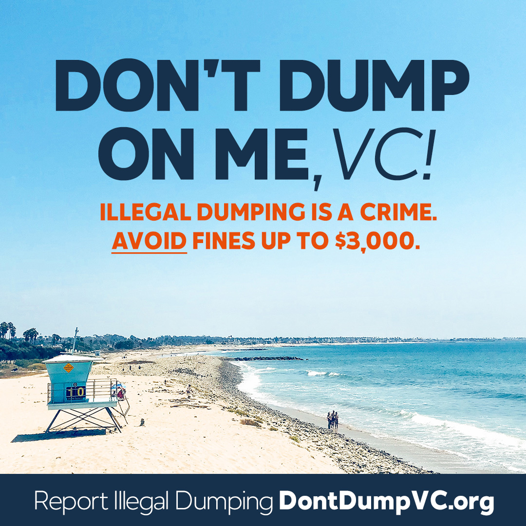Don't Dump on Me Illegal Dumping is a Crime Avoid Fines Up To $3000